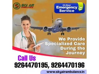 Sky Air Ambulance Service in Bhubaneswar | Book Jet Air