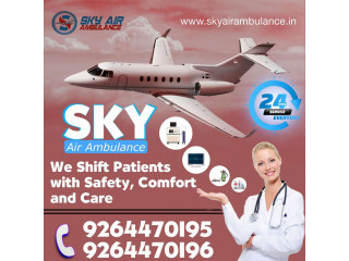 Sky Air Ambulance Service in Varanasi | Finest Air Ambulance Service