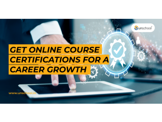 Get Online Course Certifications for a Career Growth