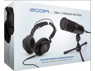 Zoom ZDM-1 Podcast Mic Pack, Podcast Dynamic Microphone