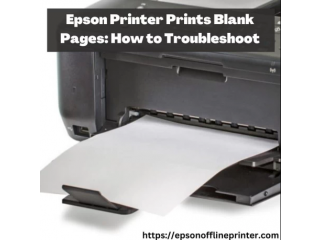 Epson Printer Prints Blank Pages : How to Troubleshoot