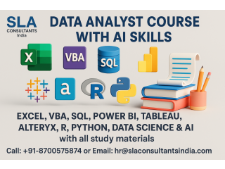 Data Analyst Training in Delhi for High-Paying Jobs in MNCs with Free Alteryx, R and Gen AI Skills with IBM Certification Support