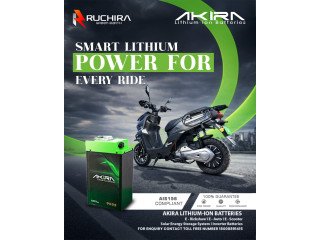 Advanced Lithium Batteries for Electric Scooters