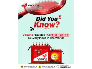 Vacuna Battery for Solar, Inverter & Vehicle Use