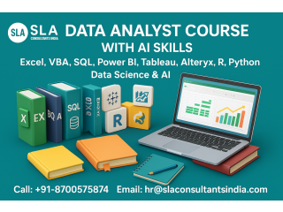 Data Analyst Certification Course in Delhi for Get a Job in an MNCs Including Free Alteryx, R and Gen AI Skills with Placement