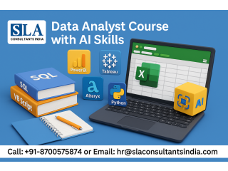 Data Analyst Training in Delhi | Become Skilled Data Analyst for Industry Roles, Get Free Alteryx, R and Gen AI Skills by SLA Consultants India