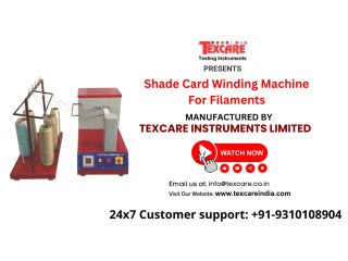 Shade Card Winding Machine For Filaments