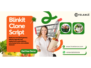 Blinkit clone script - Build Quick Commerce Platform at Low Cost